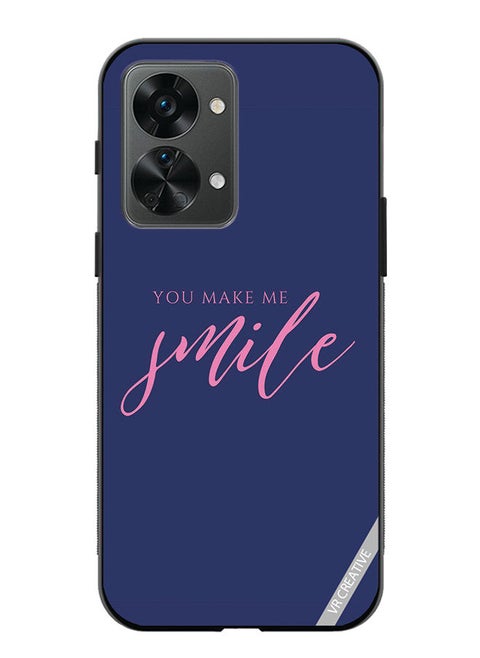 Protective Case Cover For OnePlus Nord 2T You Make Me Smile Design Multicolour