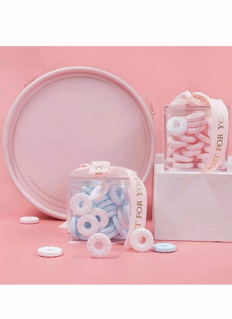 Clear Acrylic Plastic Square Cube,4 Pack Small Plastic square cube containers with Lid Storage Box 2.2x2.2x2.2Inch/55X55X55mm for Candy Pill and Tiny Jewelry