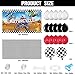 Capoda 72 Pieces Motorcycle Truck Party Decorations Dirt Bike Motocross Backdrop Tablecloth with Balloons Extreme Truck Theme Decor Set for Birthday Party Supplies - Image 4