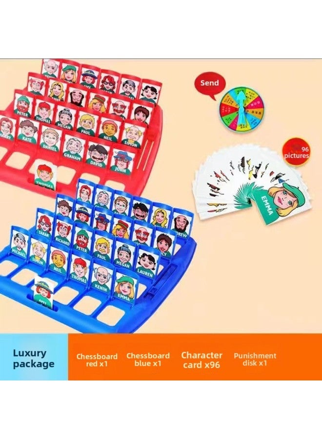 Net Red Guess Who I Am Card Game Double Table Game Development Intelligence Momentum Training Toys Cross Border