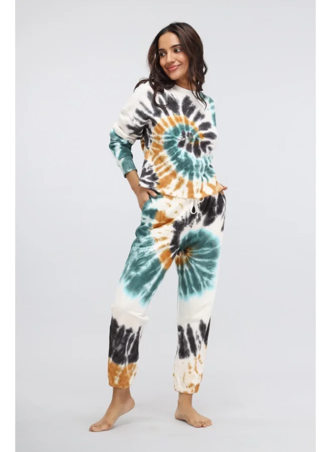 NeceSera Tie-Dye Terry Jogger Set