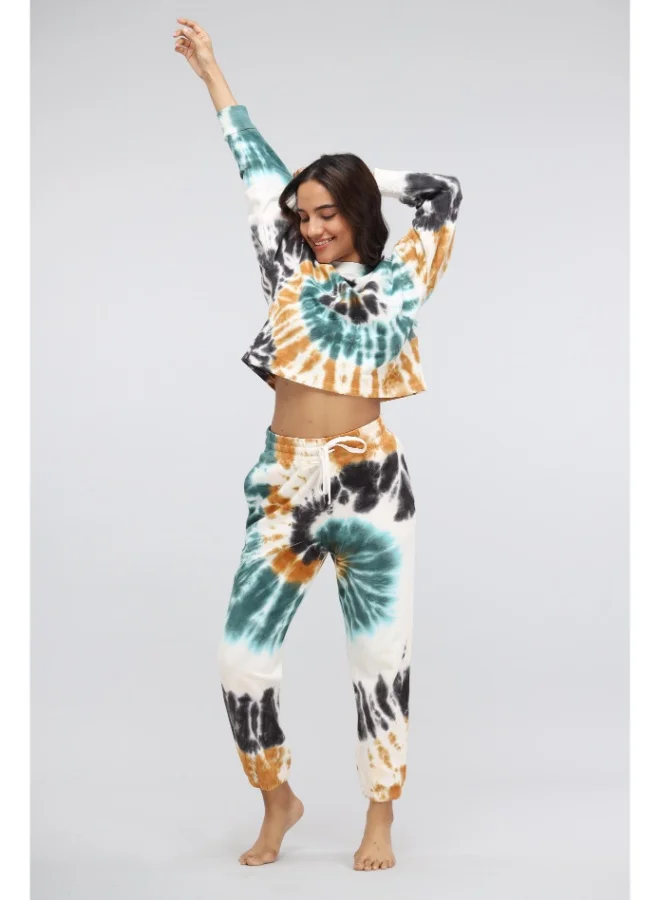 NeceSera Tie-Dye Terry Jogger Set