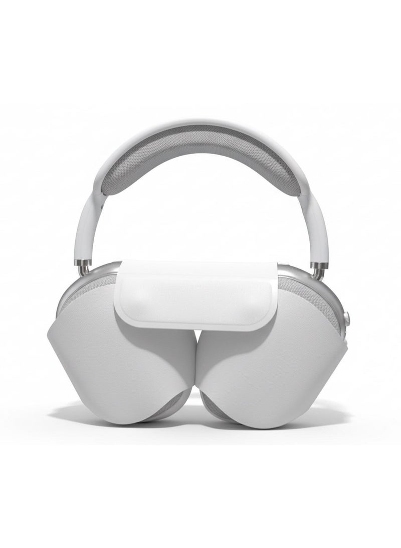 new generation of p9 Wireless Bluetooth Headphone - Over Ear Stereo Music Headset with Memory Card Support, Gaming Headphones with Built-in Microphone for Laptop, Mobile Phone, PC - White - Image 3