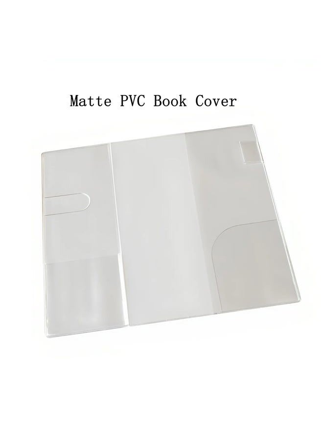 receip Undated Weekly Planner Notebook Pocket Organizer Appointment Book Journal Notebook A6 Week Plan Notepad (Gray with cover) - Image 3