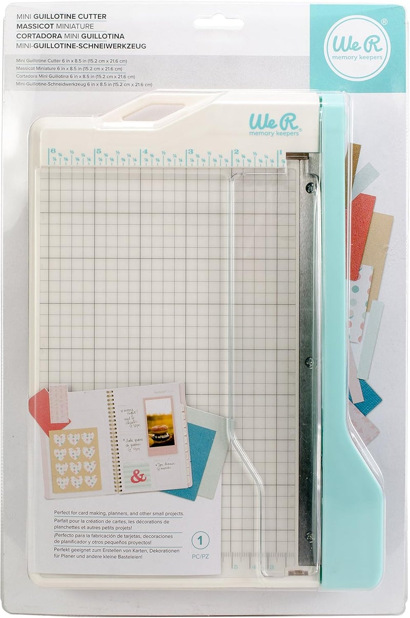 We R Memory Keepers Mini Guillotine Paper Cutter - Compact and Versatile Cutting Tool - Image 1