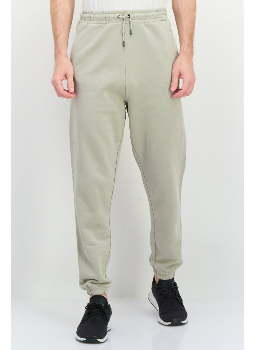 Penfield Men Regular Fit Drawstring Brand Logo Jogger Pants, Silver Grey  - Image 1