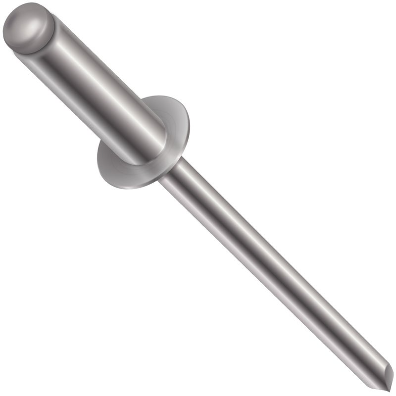 LauTech 5mm x 25mm Pop Rivets Rivet with Flange Rivets (50 Pack) - Blind Rivet, Head Dome Rivets with Aluminium Body and Steel Mandrel for Metal, Tinplate, Metal Fastening - Push Rivets - Image 1