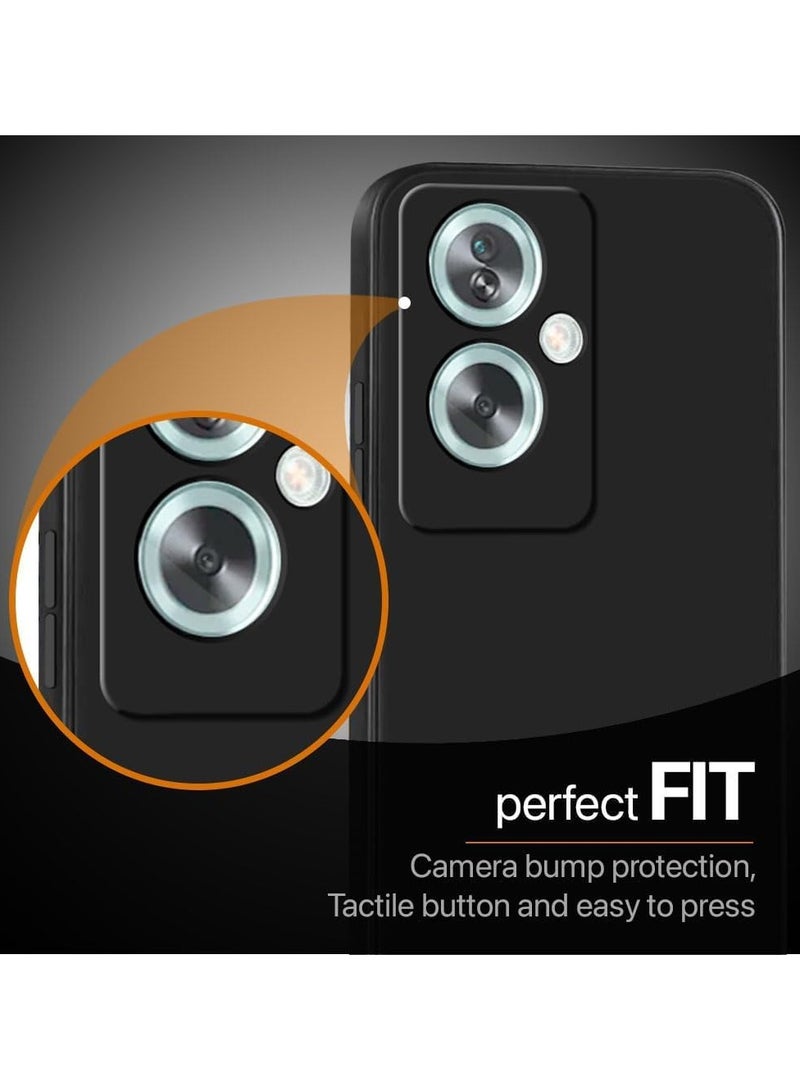 HuHa OPPO A79 5G Soft Silicone Gel Rubber Case Shockproof Back Cover with Camera Protection Case for OPPO A79 5G - Black - Image 3