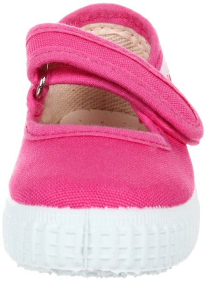 Cienta baby girls Mary Jane Flat, Fuchsia, 4 Infant US - Image 2