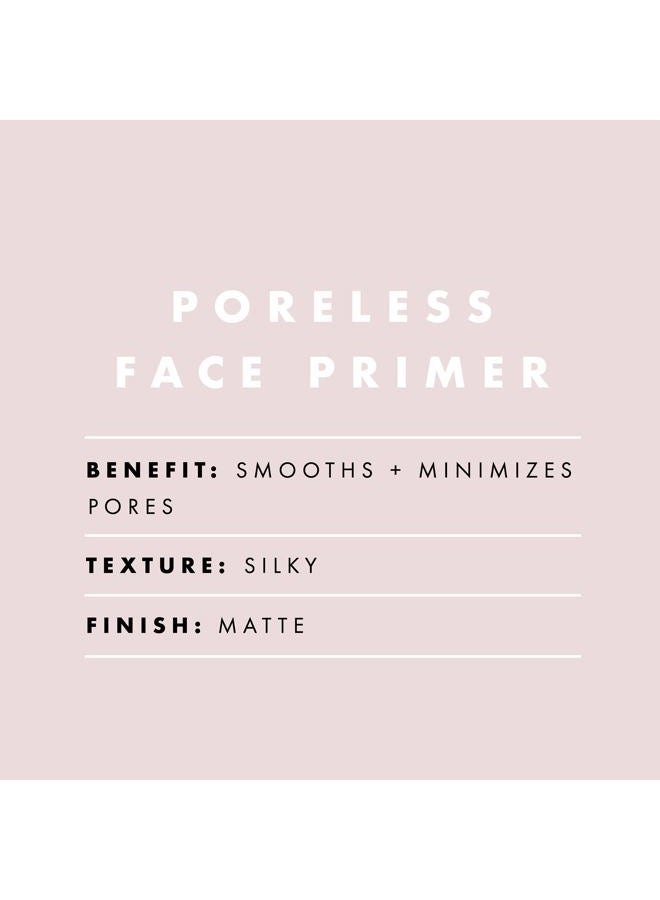 elf برايمر الوجه الخالي من المسام - كبير، ناعم، مثالي للبشرة، خفيف الوزن، يدوم طويلاً، يمتص بسرعة، ينعم، يحضر، يخلق قاعدة خالية من العيوب، مدعوم بزيت شجرة الشاي والفيتامينات A و E، 1.01 أونصة سائلة - Image 3