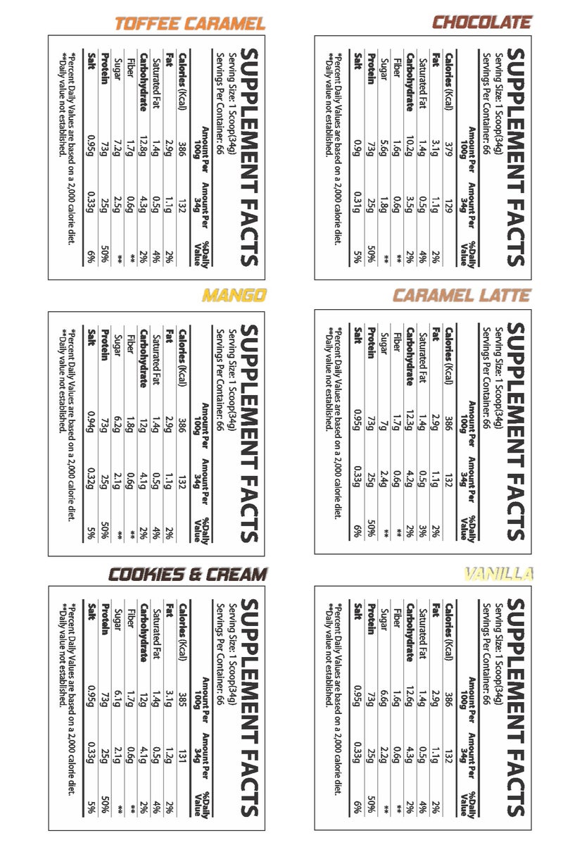 Muscle Rulz WHEY RULZ Plus Whey Protein Powder 5LBS/2.26KG MANGO - Image 2