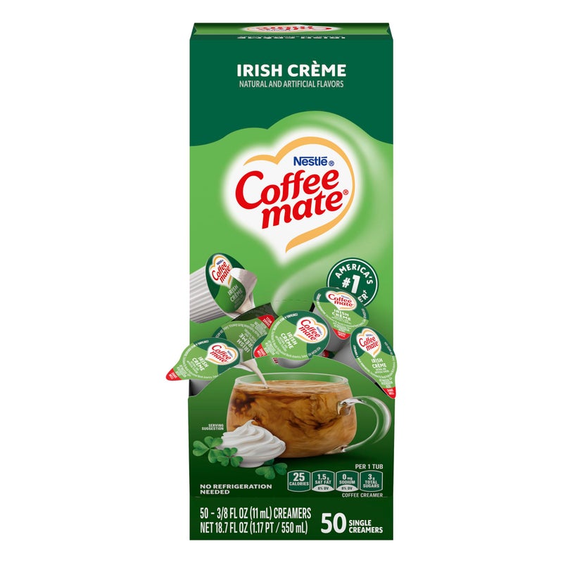 Coffee Mate Nestle Coffee mate Liquid Coffee Creamer Singles Irish Crme 50 Ct Box - Image 3