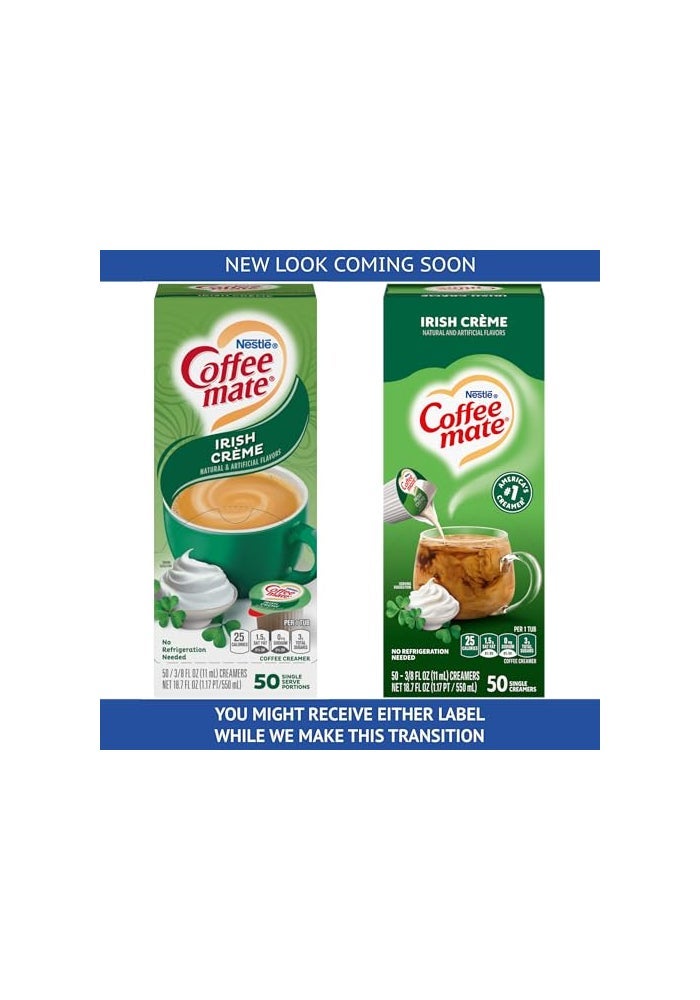 Coffee Mate Nestle Coffee mate Liquid Coffee Creamer Singles Irish Crme 50 Ct Box - Image 5