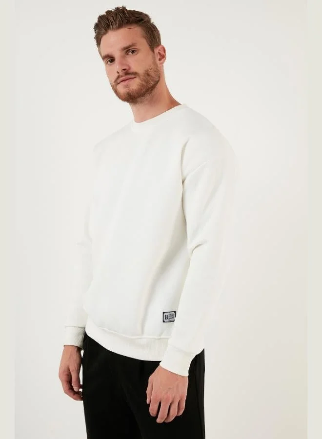 Buratti  Buratti Regular Fit Crew Neck Cotton Furry Soft Raised Sweat Men's SWEAT 5905255 for Men | Best Price UAE