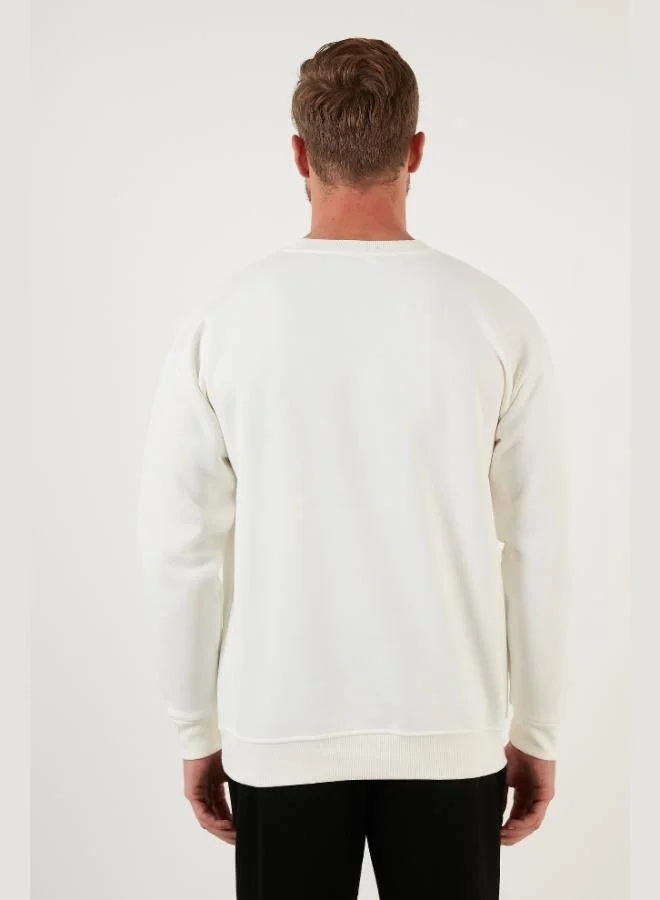 Buratti  Buratti Regular Fit Crew Neck Cotton Furry Soft Raised Sweat Men's SWEAT 5905255 for Men | Best Price UAE