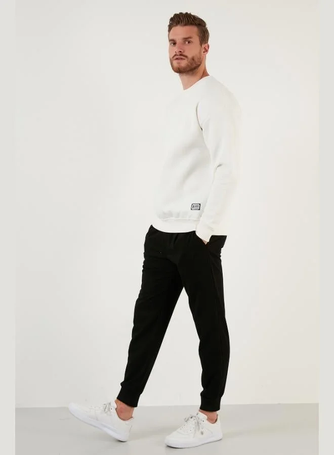 Buratti  Buratti Regular Fit Crew Neck Cotton Furry Soft Raised Sweat Men's SWEAT 5905255 for Men | Best Price UAE