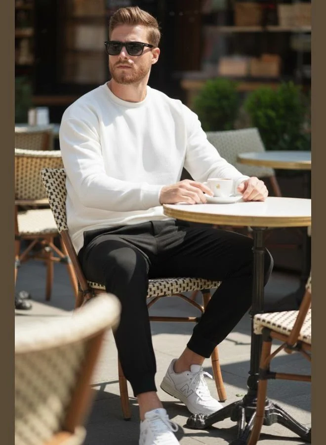 Buratti  Buratti Regular Fit Crew Neck Cotton Furry Soft Raised Sweat Men's SWEAT 5905255 for Men | Best Price UAE