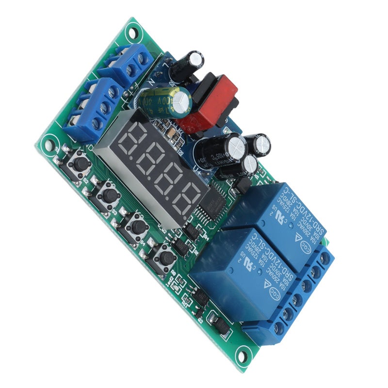songle AC 220V 2-Channel Delay Relay Module 32 Functions Adjustable 0.01 Second to 999 Minutes - Equipment Control for Solenoid Valves Motors Light Strips - Image 2