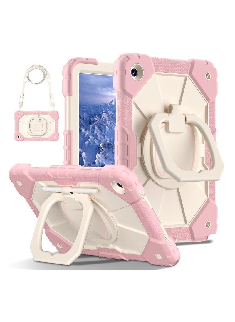 general Tablet Case Galaxy Tab A9 8.7 Inch Case Compatible with Samsung Galaxy Tab A9 8.7 Inch SM-X110/X115/X117 Rugged Shockproof Cover, Case W 360 Swivel Stand + Hand Strap + Shoulder Strap - Image 1
