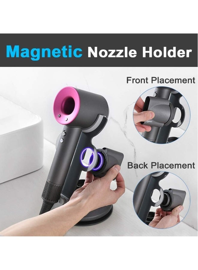 Generic Hairdryer holder for Dyson Supersonic, Hairdryer holder for Dyson Supersonic, Magnetic holder holder with power plug, Bathroom organiser for Dyson Supersonic Hairdryer  - Image 2