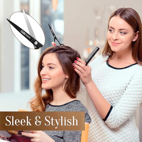 FACON Facón Hair Cutting Scissors - Professional Hair Scissors 6.5 Inch Razor Edge Barber Shears Salon Hair Cutting Shears - Japanese Stainless Steel - Precision Cutting Premium Shears for Men, Women & Kids - Image 3