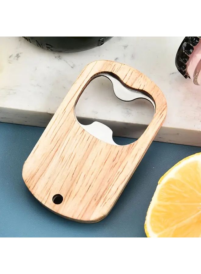 Personalized Wood Color Engraved Bottle Opener Set Of 3 Durable Gift For Wedding Birthday - Image 4