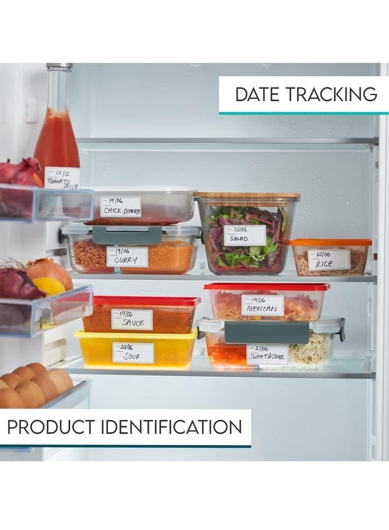 100 Pcs Waterproof Food Labels Stickers Freezer Labels for Food Storage，Easy Peel Off，Long-Lasting - Image 5