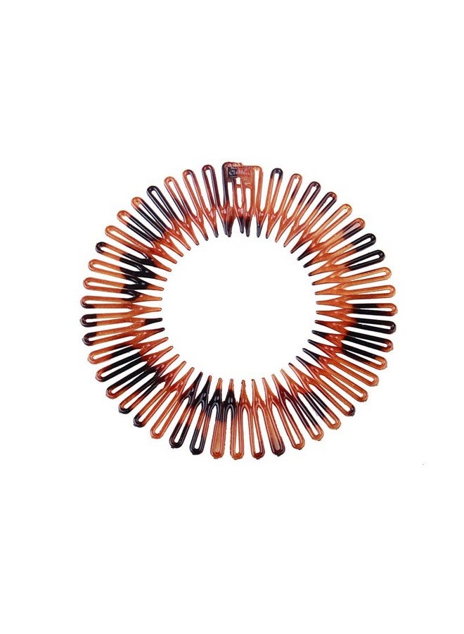 Guqqeuc Stretch Comb Headband For Women Flexible Circle Zig Zag Headbands For Girls Spiral Headband Holder For Womens Full Circular Combs Hairband For Broken Hair(6 Pcs 3 Colors） - Image 3