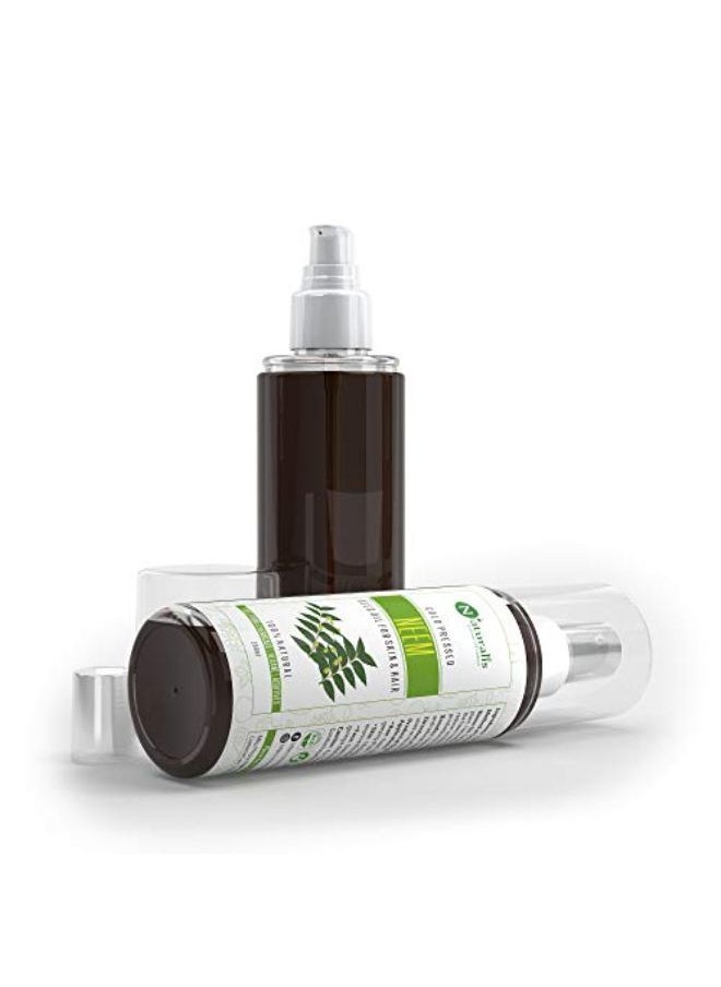 Naturalis - Essence Of Nature Cold Pressed Neem Carrier Oil For Hair Growth, Dandruff And Itchy Scalp, 200 Ml - Image 1