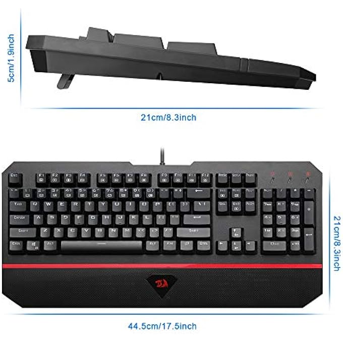 REDRAGON K558R GAMING KEYBOARD, BLACK - Image 2
