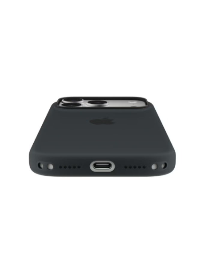 غطاء سيليكون لجهاز iPhone 17 Pro Max أسود - Image 4