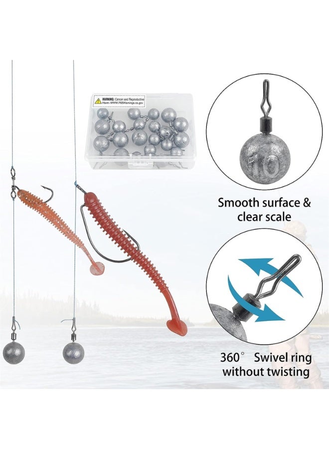 Generic Ball Weights Drop Sinkers Fishing - Image 2
