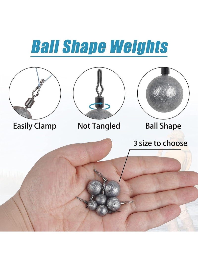 Generic Ball Weights Drop Sinkers Fishing - Image 4