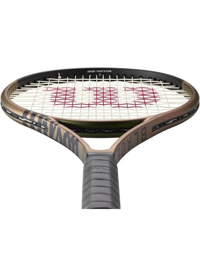 Wilson مضرب تنس ويلسون أدفانسد باللونين الأخضر والأسود Blade 104 V8.0 Frm 2  - Image 2