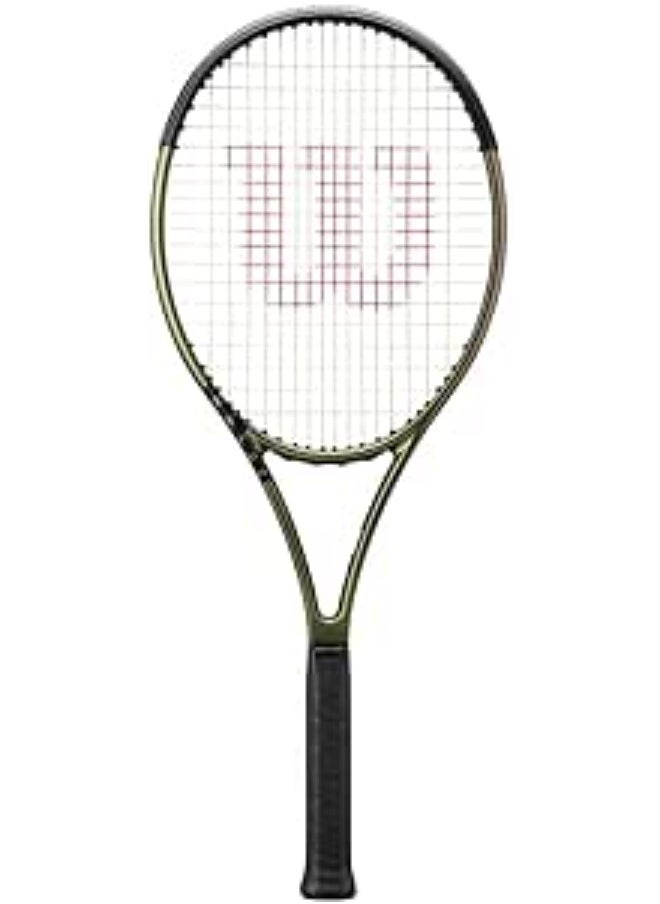 Wilson مضرب تنس ويلسون أدفانسد باللونين الأخضر والأسود Blade 104 V8.0 Frm 2  - Image 3