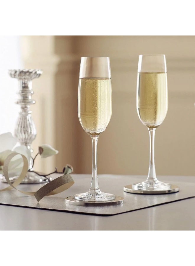 Ocean Sante Flute Champagne Glass, 210Ml, Set Of 6, Clear, 026F07, Champagne Flutes, Champagne Glasses, Sparkling Wine Flutes, Tulips Glasses, Couple Glass - Image 4