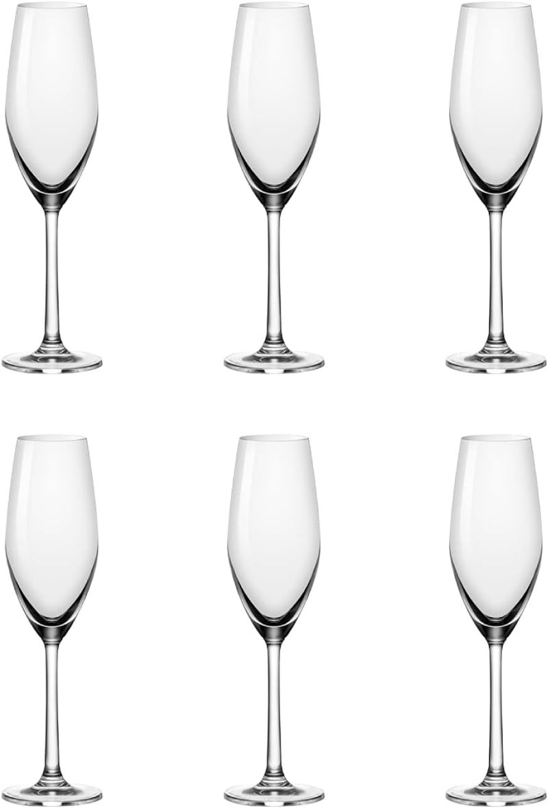 Ocean Sante Flute Champagne Glass, 210Ml, Set Of 6, Clear, 026F07, Champagne Flutes, Champagne Glasses, Sparkling Wine Flutes, Tulips Glasses, Couple Glass - Image 2