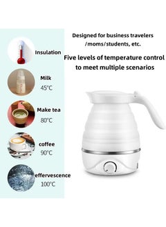 EXCLIFE Mini Folding Silicone Electric Kettle Portable Small Outdoor Travel Kettle  - Image 4