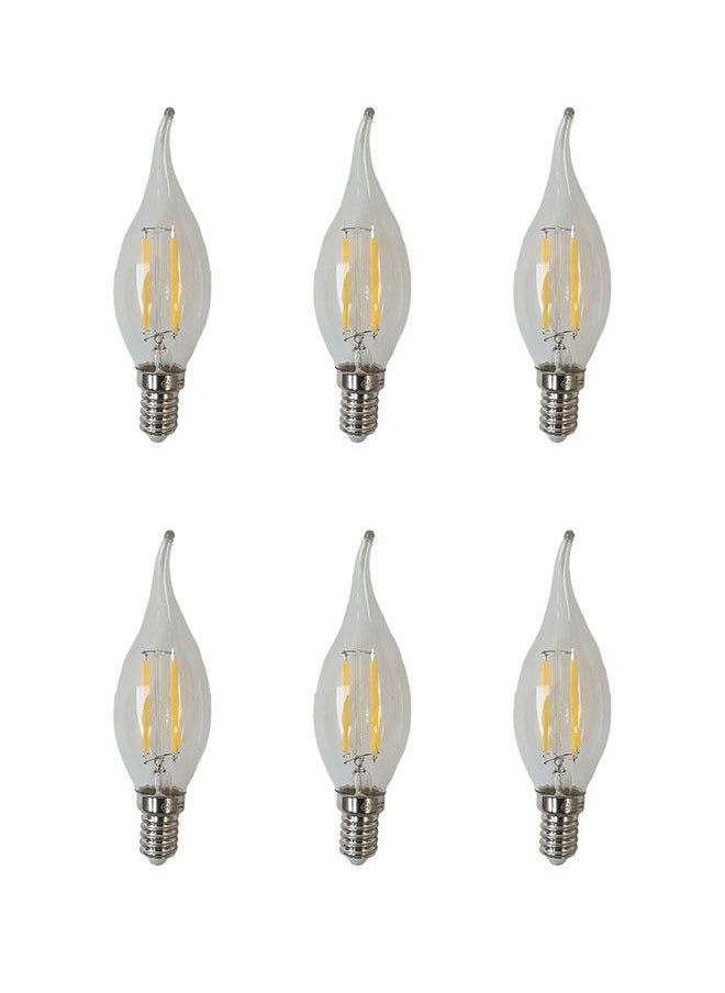 BAB - BAB LED Lamp (E14), 7 watt white light transparent 6 pieces - Image 1