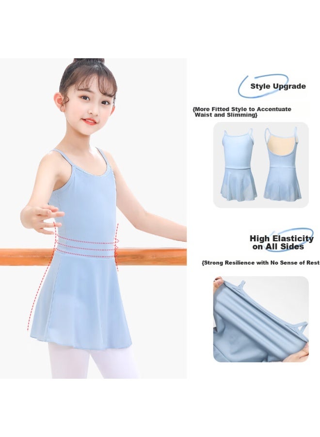 Smart Friends Zhiyouban Children's Dance Costume, Girls' Spaghetti Strap Ballet And Chinese Dance Practice Leotard, Toddler One-piece Body-shaping Dance Dress - Image 1