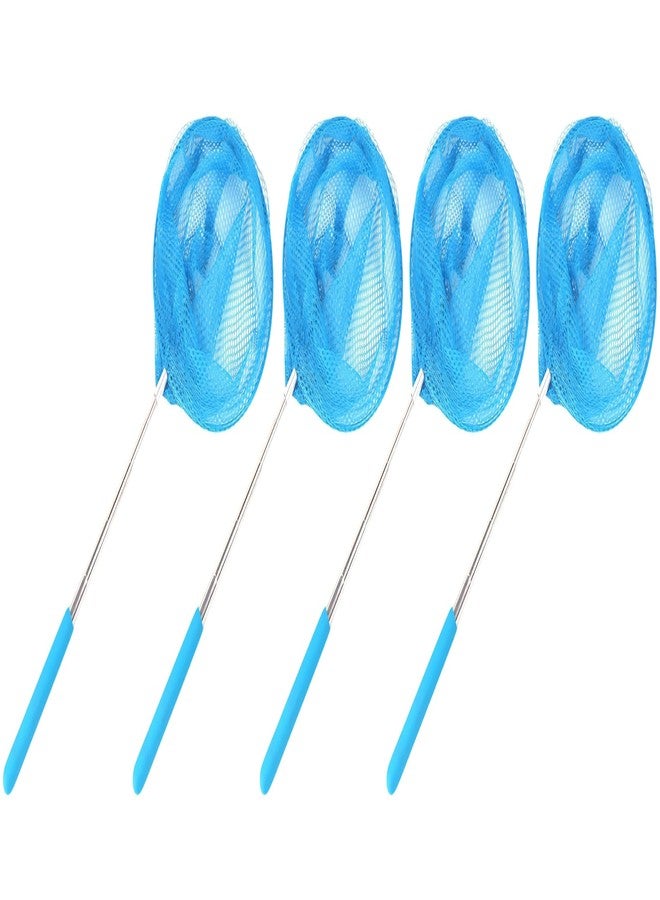 MAGIKON 4pcs MAGIKON 8-Inch Diameter Retractable Bug Net,Little Fish Butterfly catching Net Colorful - Image 1