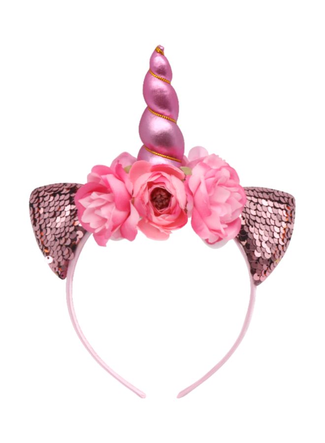 طوق للشعر بتصميم يونيكورن