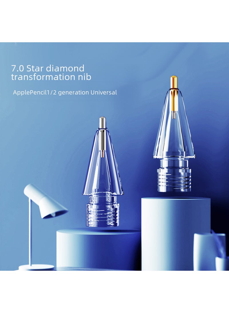 Applicable to Apple iPad paper film Applepencil transformation Generation 2 generation needle tube original replacement nib 5.0 transparent replacement and transformation nib [gold needle]]