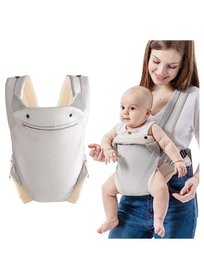 Baby Carrier Newborn to Toddler with Pocket, 4-in-1 Easy to Wear Ergonomic Adjustable Breathable Carrier Slings - Image 1