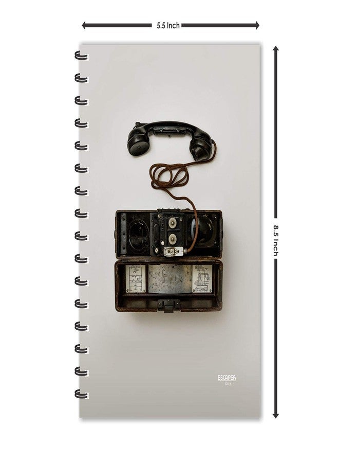 ESCAPER مفكرة إسكيبر - مفكرة هاتف عتيقة مسطرة، مفكرة حب، مفكرة مصممة، دفتر يوميات، مفكرة، دفتر ملاحظات، مفكرة صداقة، مفكرة يوميات، مفكرة للمكتب، مفكرة كهدية - Image 3