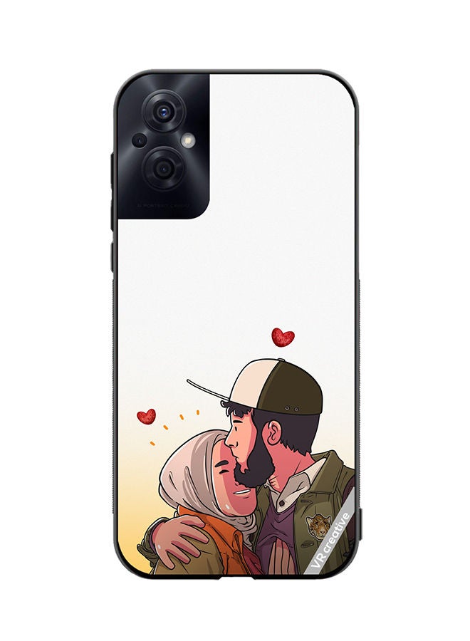 VR CREATIVE Protective Case Cover For Oppo Reno8 Z Love Design Multicolour - Image 1