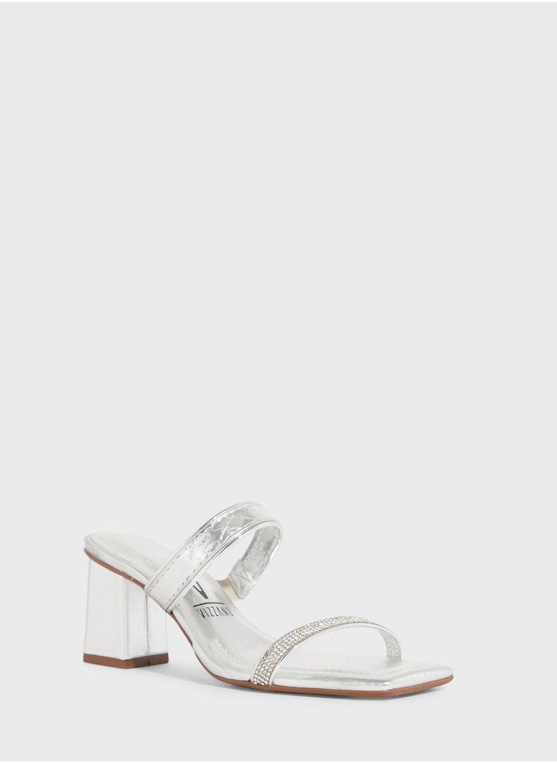 VIZZANO Block Heel Sandals for Women – Stylish Ladies Heels Sandals for Everyday Wear - Image 2