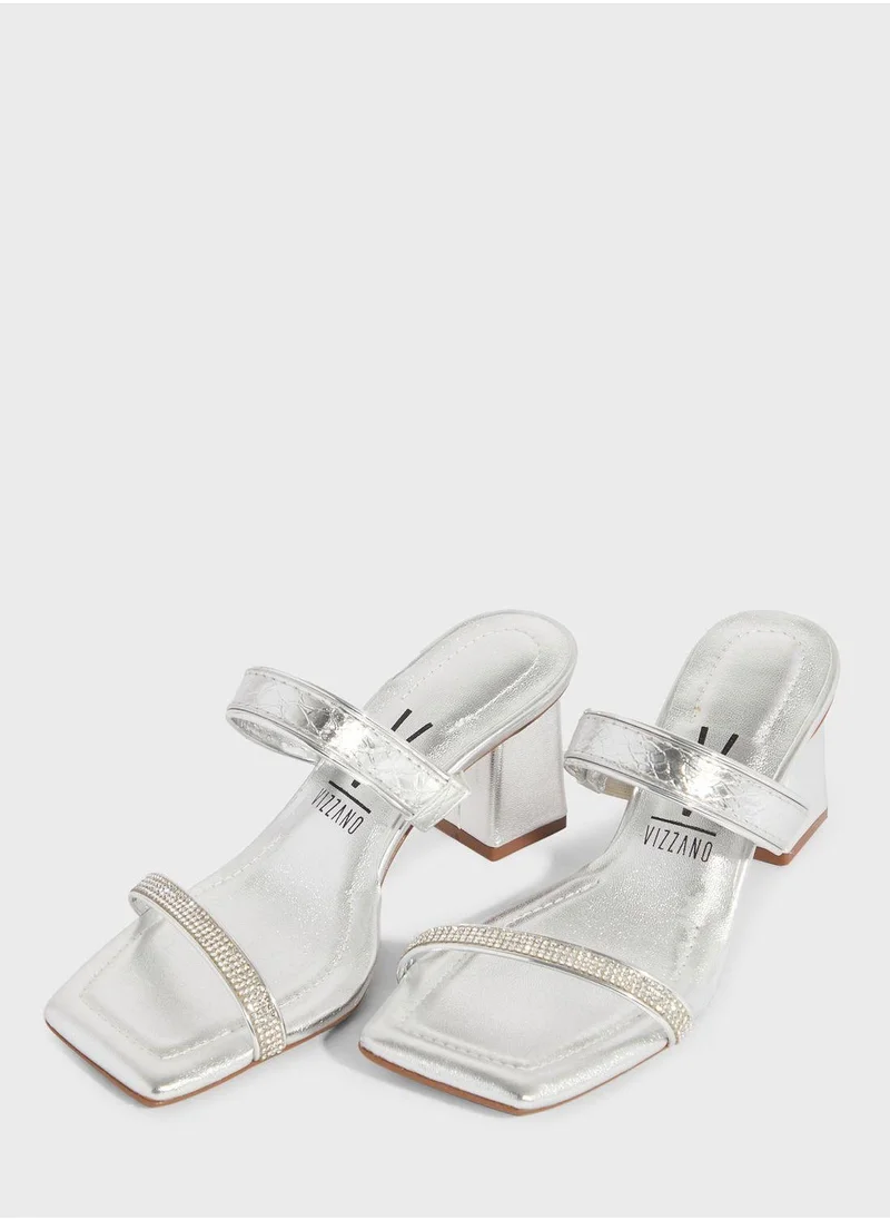 فيزانو Savannah Multi Strap Mid Heel Sandals
