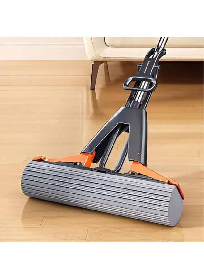 مسّاحة أرضيات إسفنجية بمقبض استانلس ستيل متين ومقاوم للصدأ - Image 2