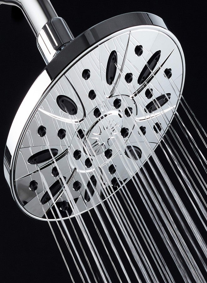 AquaDance Chrome High Pressure 6 inch Luxury Spa Rain Shower Head. Anti-Clog Nozzles, Angle Adjustable, Premium Finish. Trust Premier American Brand from Leading U.S. Showerhead - Image 2